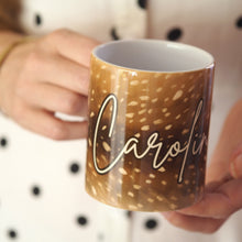Load image into Gallery viewer, Deer Print Name Mug
