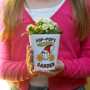Personalised Garden Gnome Flower Pot