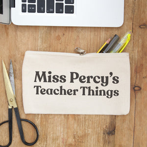teacher things pencil case