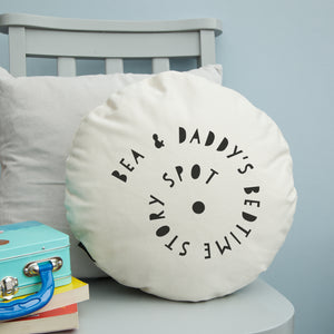 story spot cushion personalised