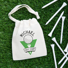 Load image into Gallery viewer, personalised golf tee bag