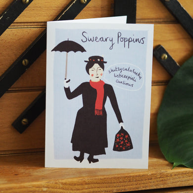 sweary poppins card